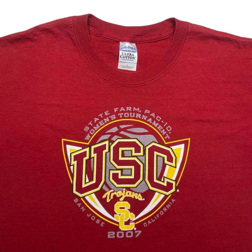 2000s 2007 USC Trojans women's‎ college basketball PAC 10 tournament shirt
